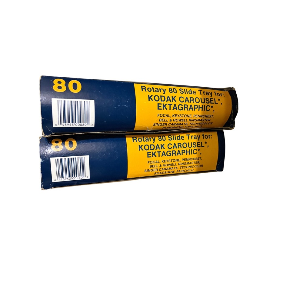 Yankee Rotary 80 Slide Tray for Kodak Carousel Ektagraphic Projector Black 4Pack